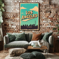 Vintage Los Angeles Poster