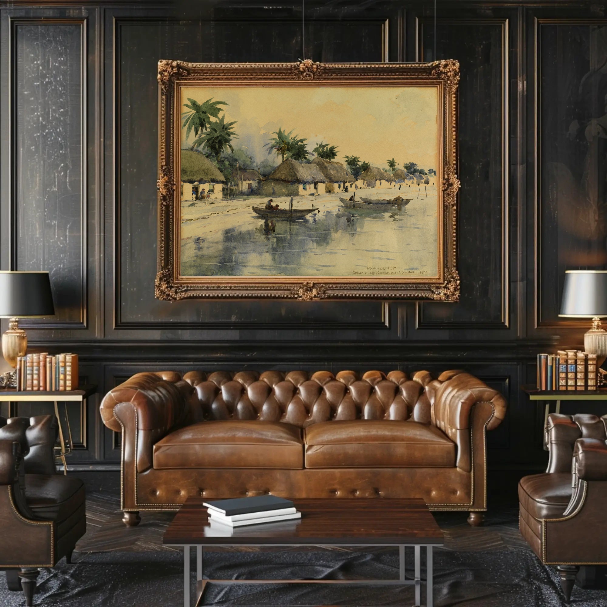 Indian Village, Cozumel Island Poster