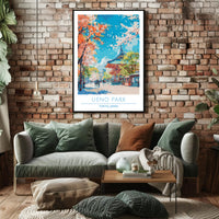 Ueno Park in Spring Poster