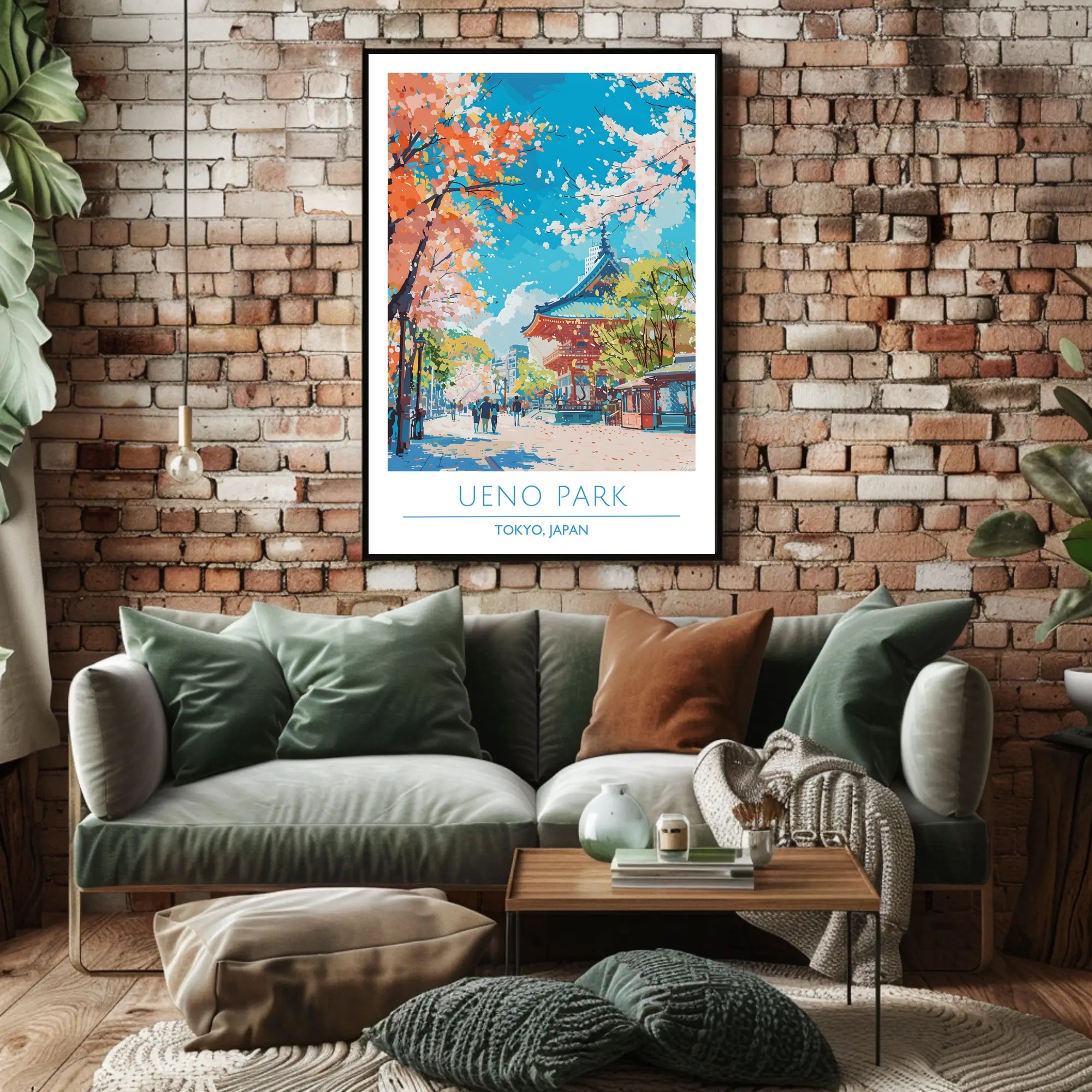 Ueno Park in Spring Poster