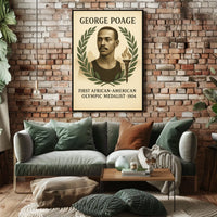 George Poage First African-American Poster