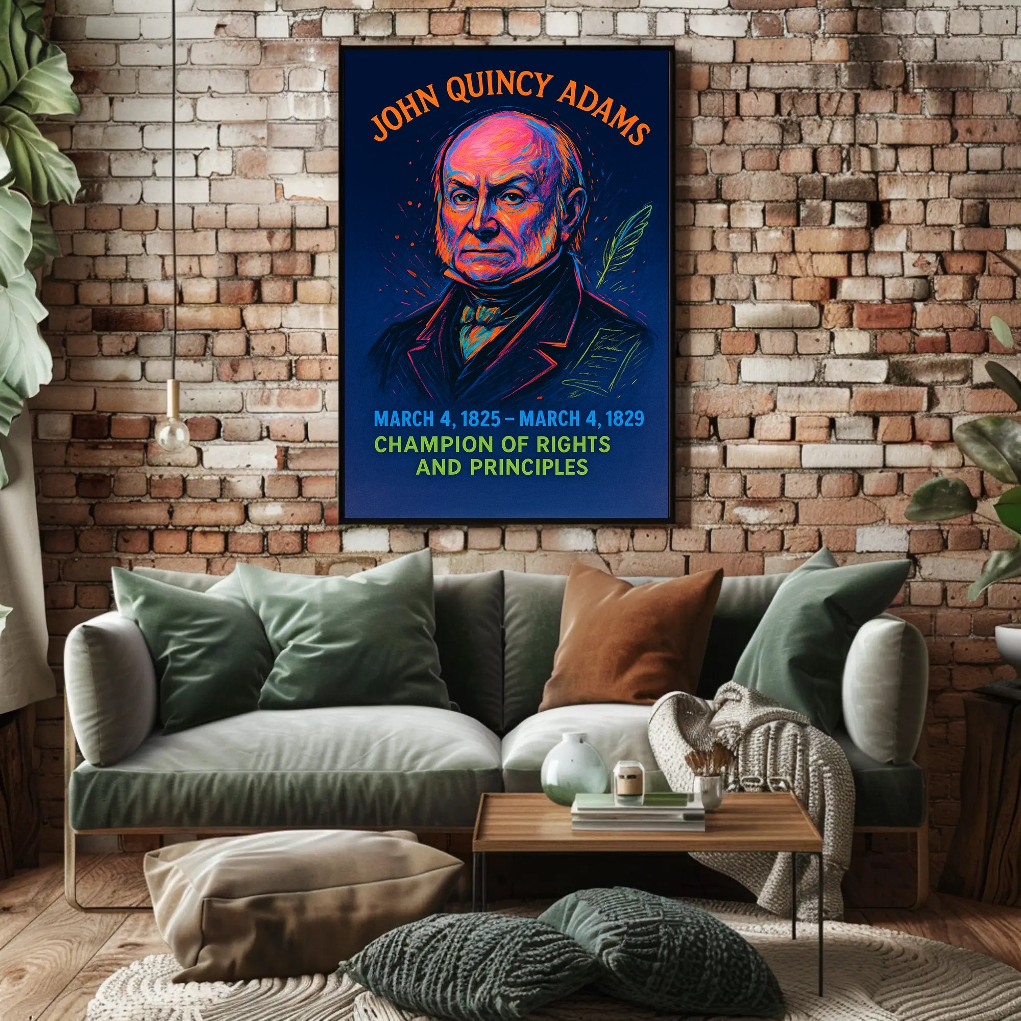 John Quincy Adams 6th President Poster