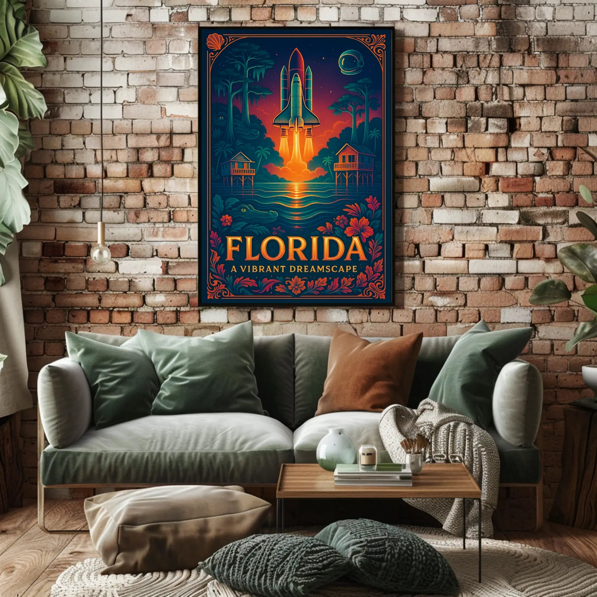 Florida A Vibrant Dreamscape Poster