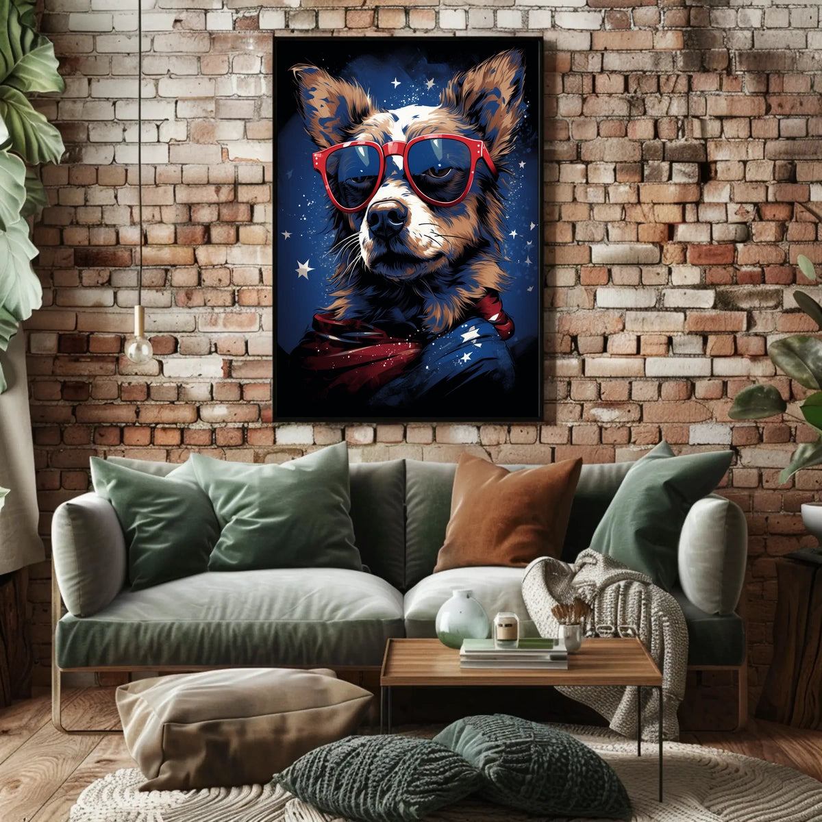 Patriotic Pooch Poster