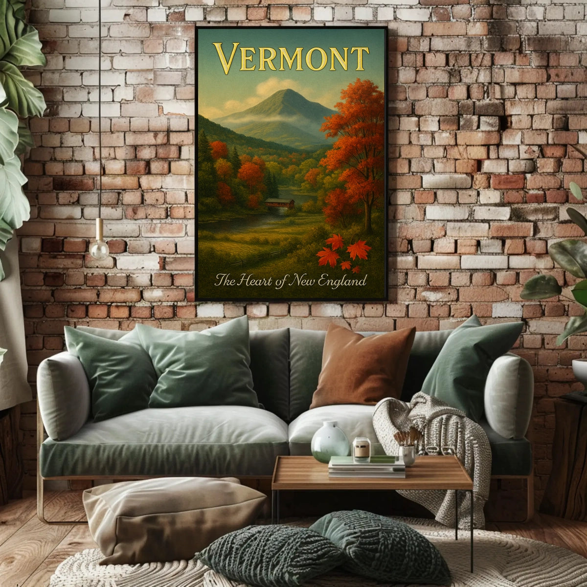 Vermont The Heart of New England Poster
