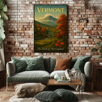 Vermont The Heart of New England Poster