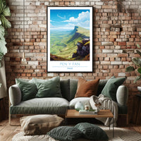 Pen y Fan, Wales Poster