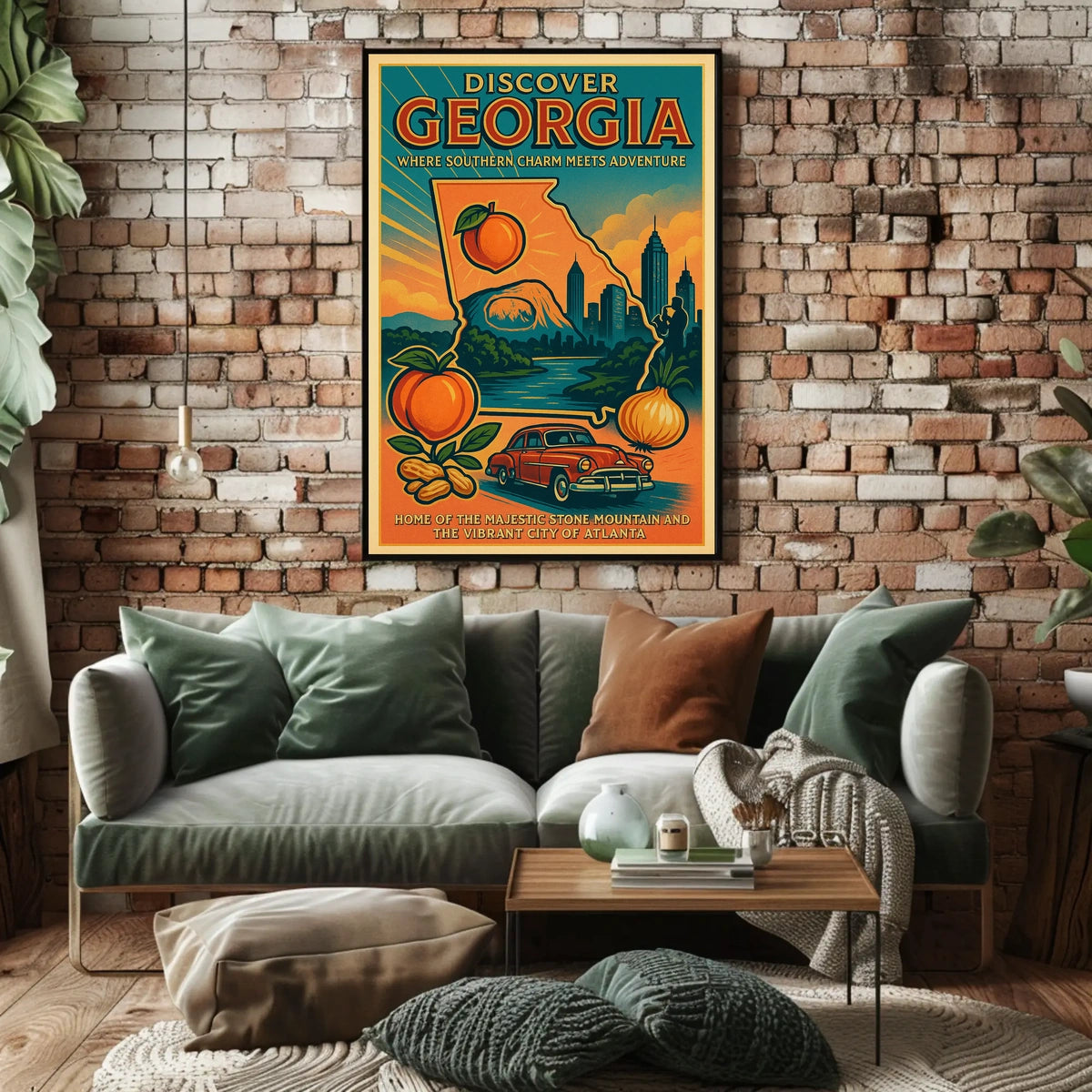 Discover Georgia Poster