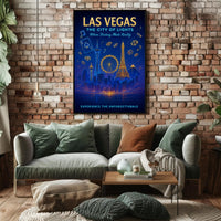 Las Vegas Neon Nightlife Urban Cityscape Poster