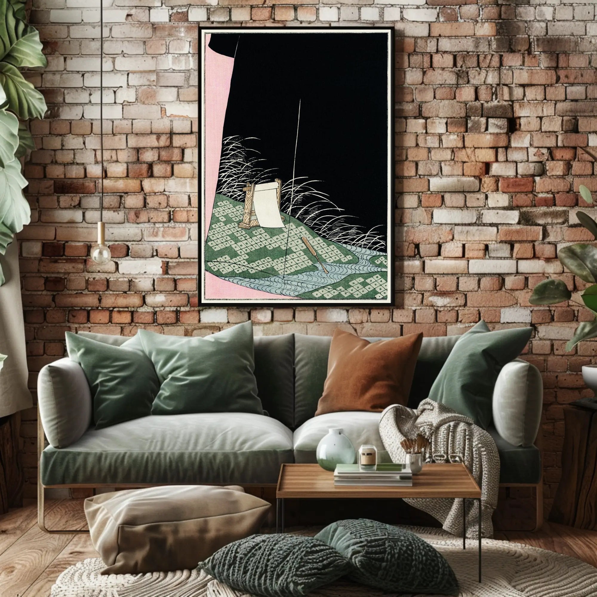 Serene Night by the River Poster