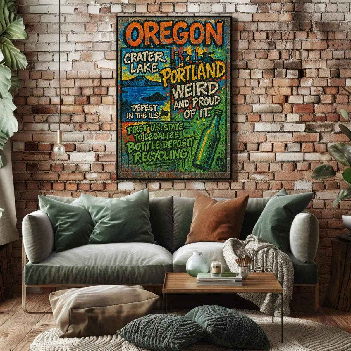 Oregon Highlights Poster