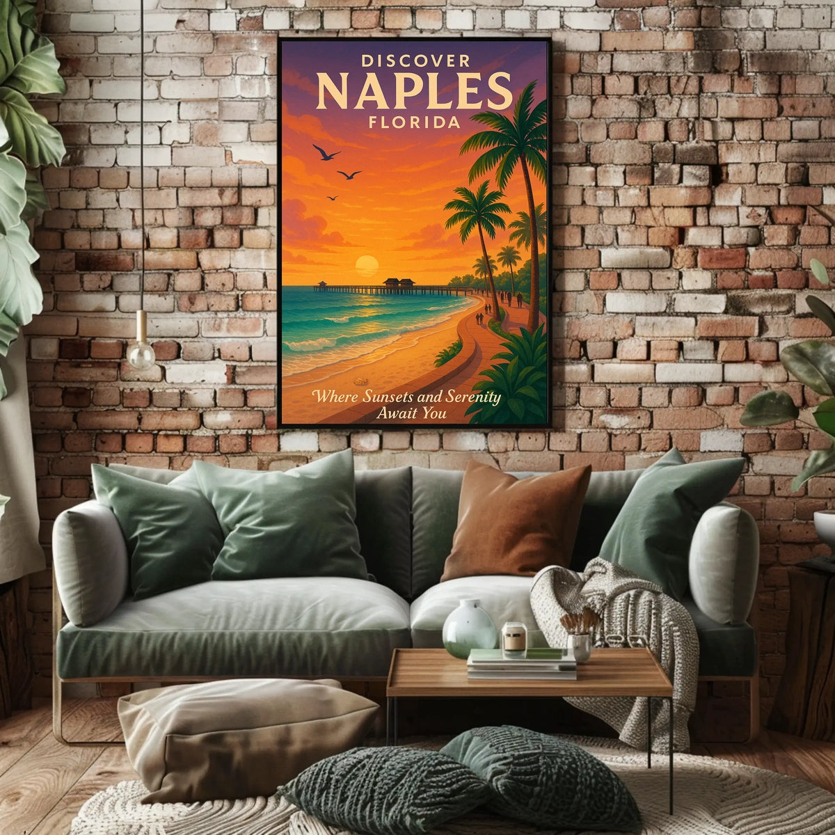 Discover Naples, Florida Poster