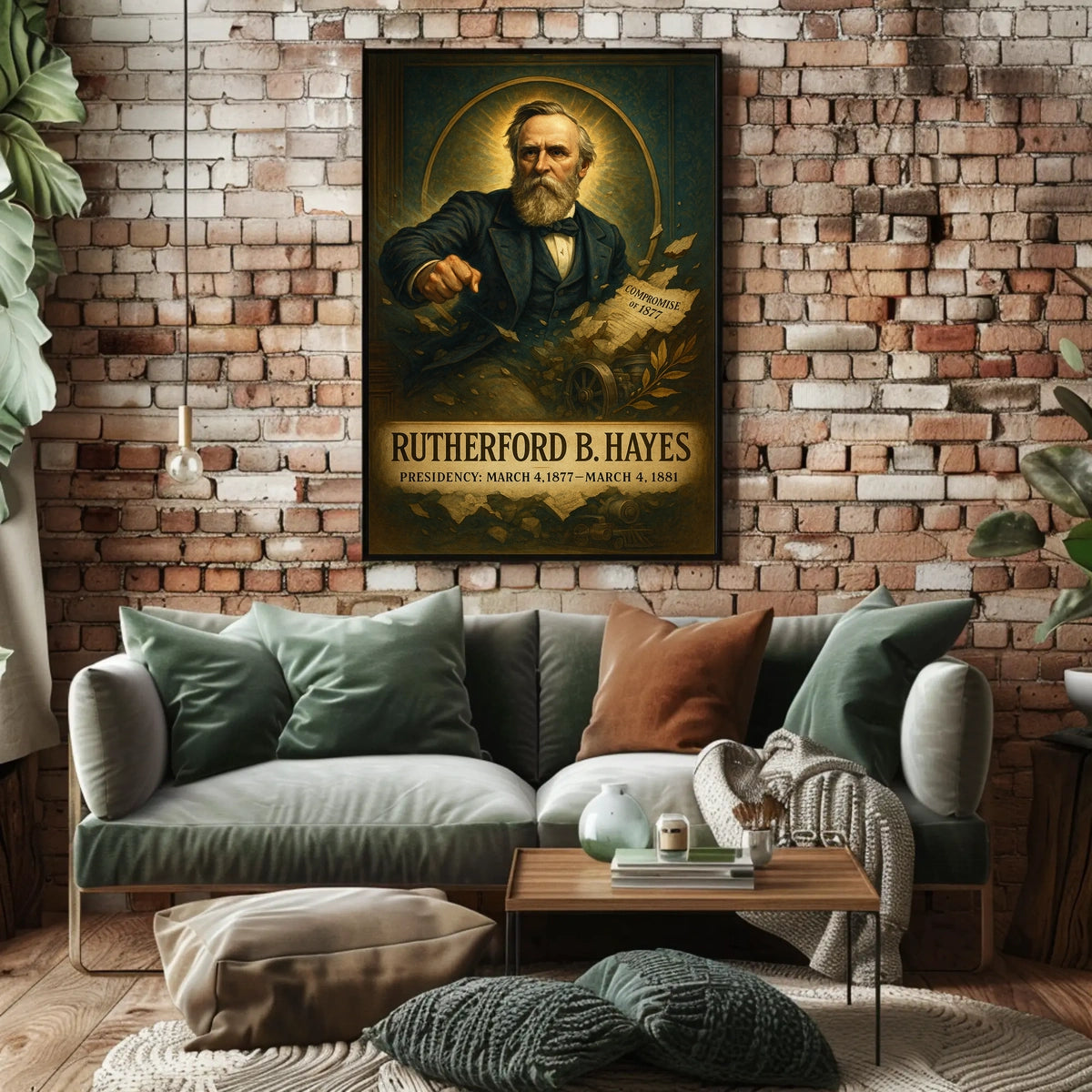 Rutherford B. Hayes 19th President Poster
