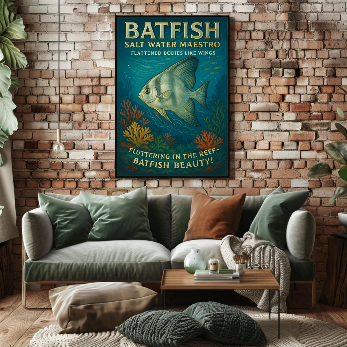 Batfish Salt Water Maestro Poster