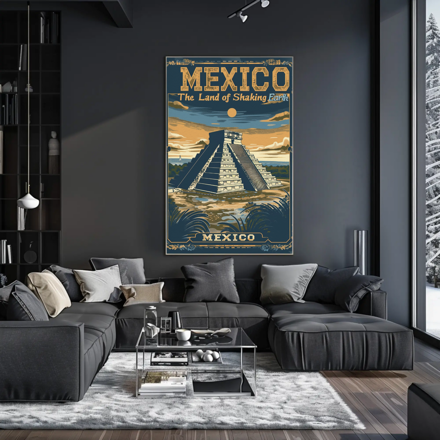 Mexico Chichen Itza Pyramid Heritage Poster Poster