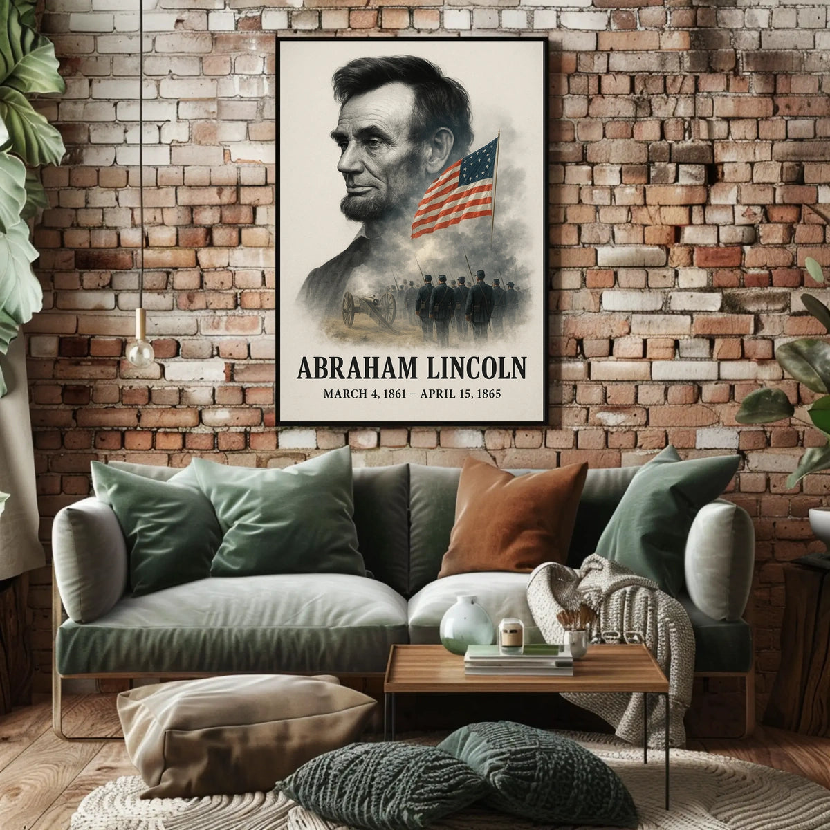 Abraham Lincoln 16th President of the United States Reflections Poster