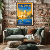 Discover Abu Dhabi Poster PosterGoat