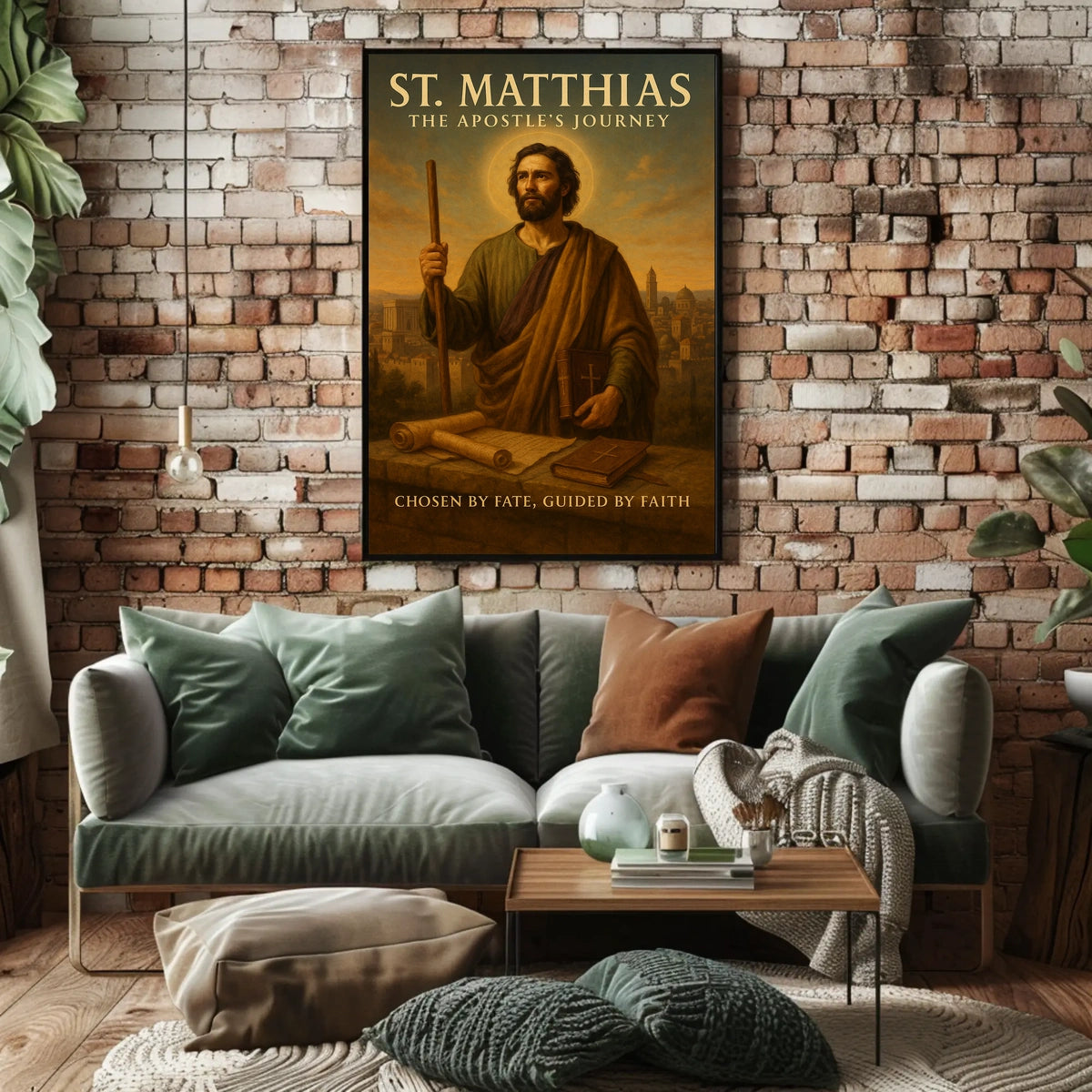 St. Matthias The Apostles Journey Poster