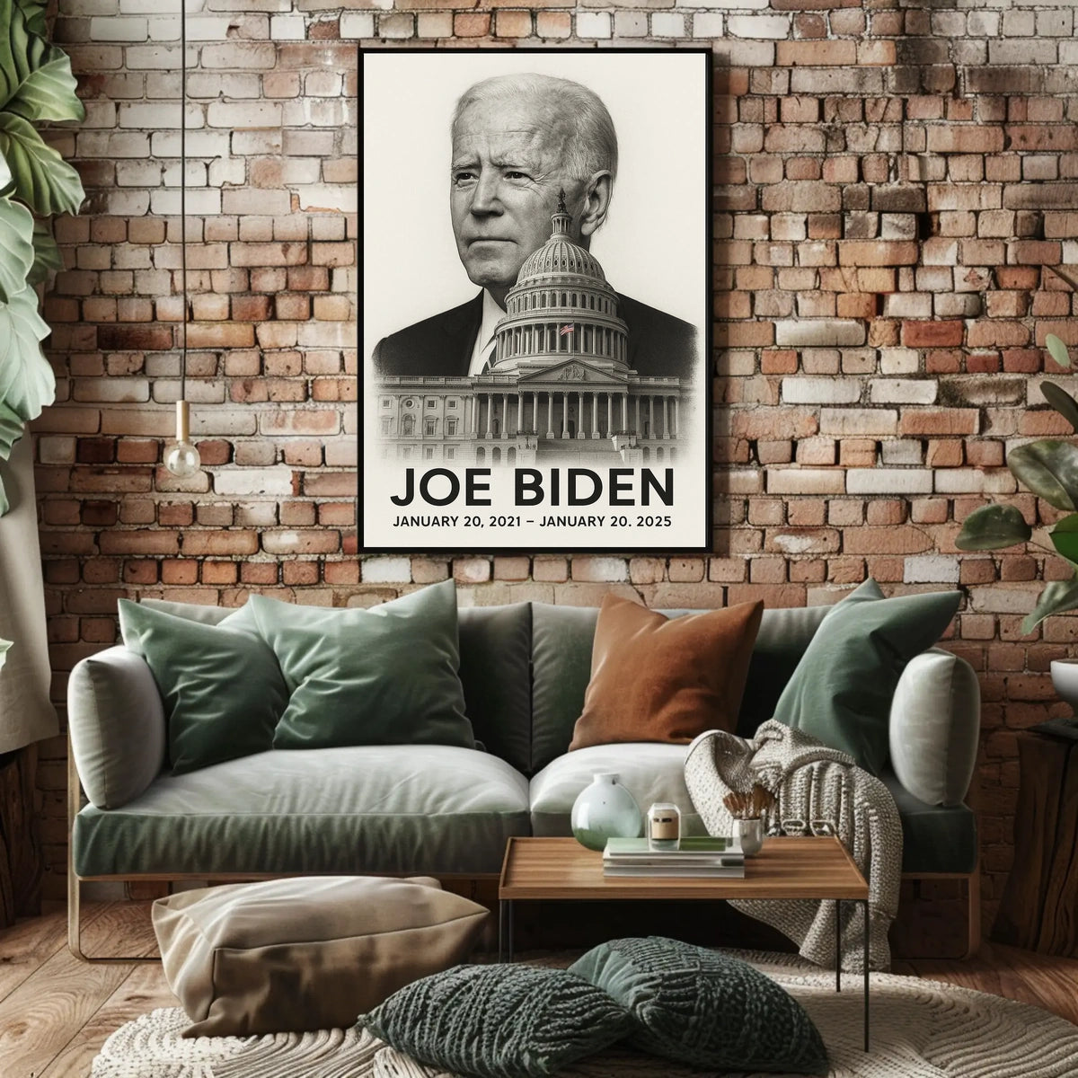 Joe Biden 46th President of the United States Reflections Poster