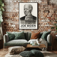 Joe Biden 46th President of the United States Reflections Poster