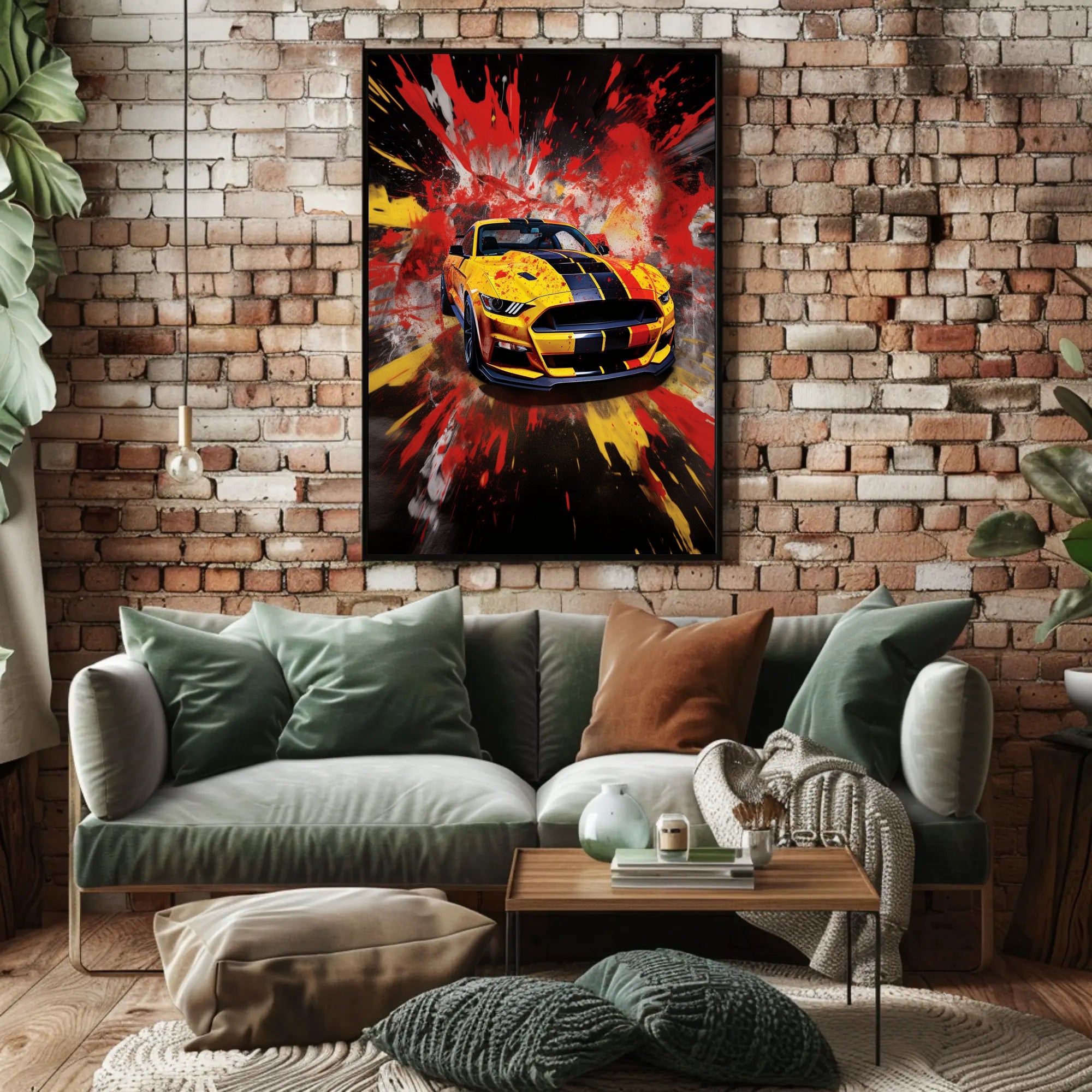 Vibrant Speed Explosion Poster PosterGoat