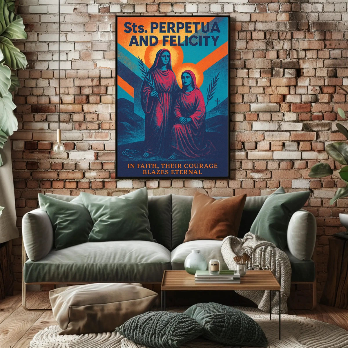Saints Perpetua and Felicity Poster