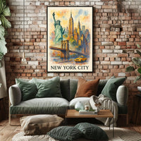 New York City A Watercolor Tribute