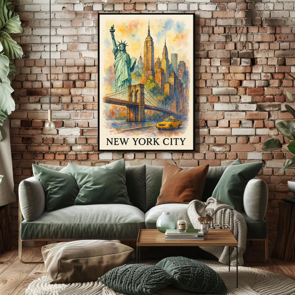 New York City A Watercolor Tribute