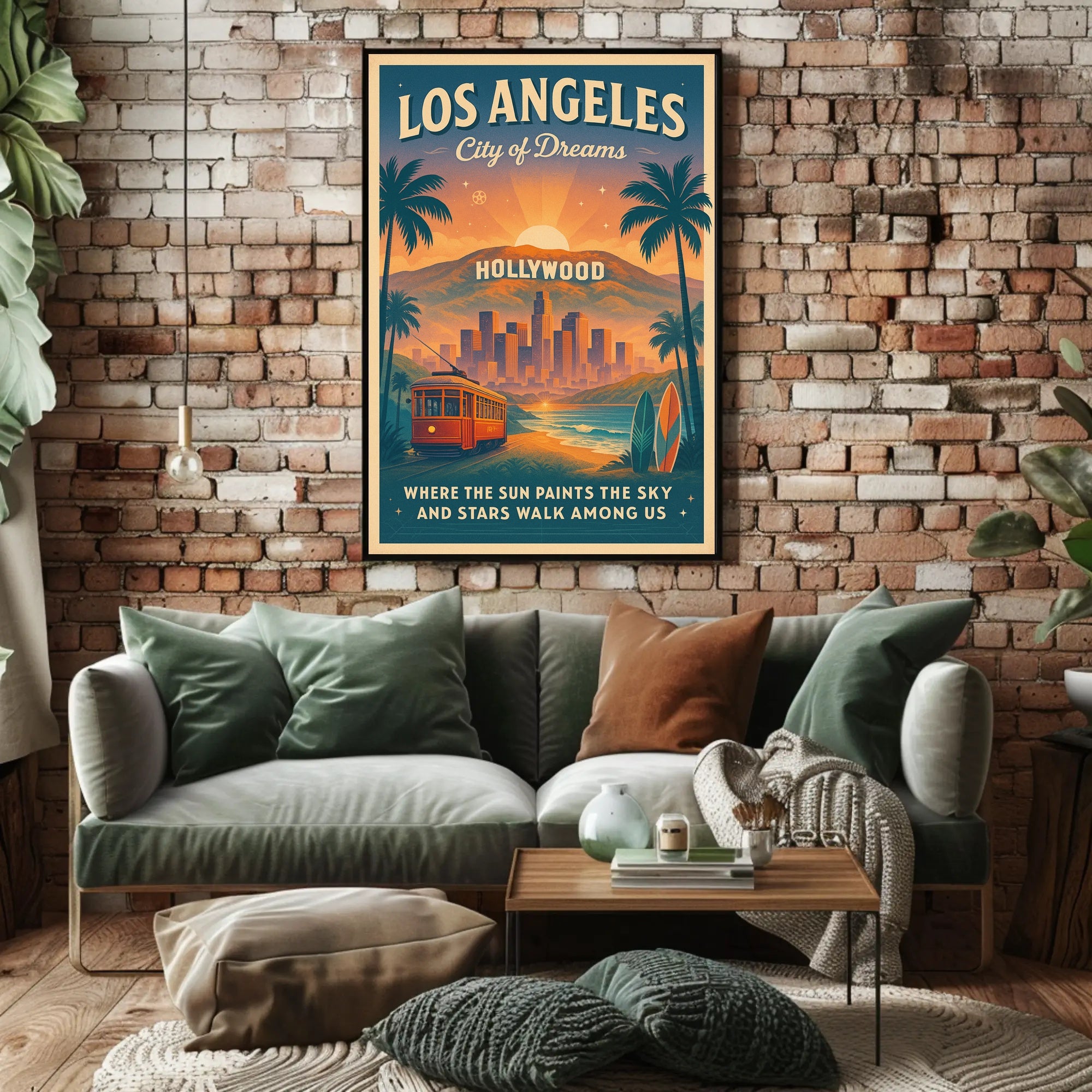 Los Angeles Dreamscape Travel Poster