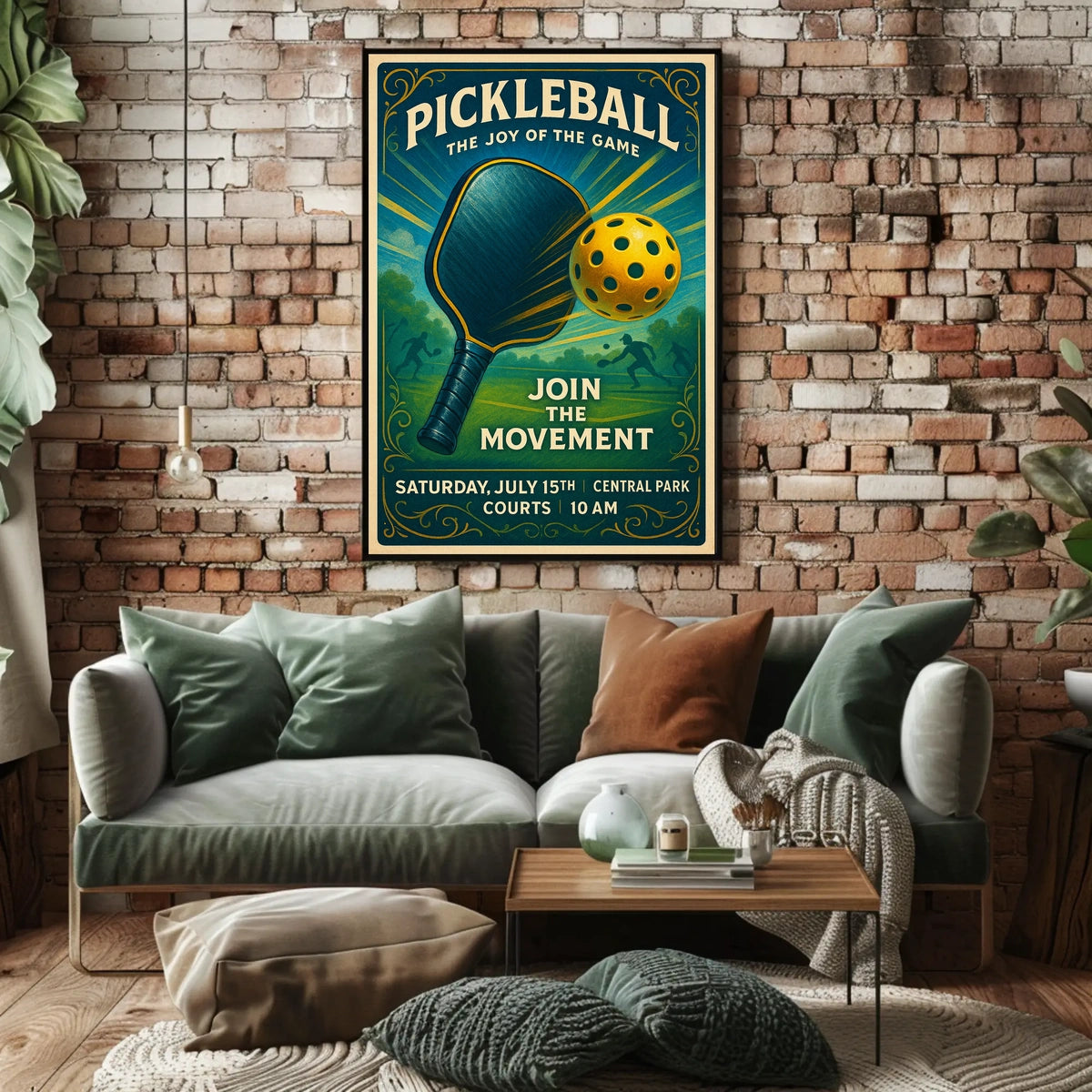 Pickleball The Joy of the Game Poster