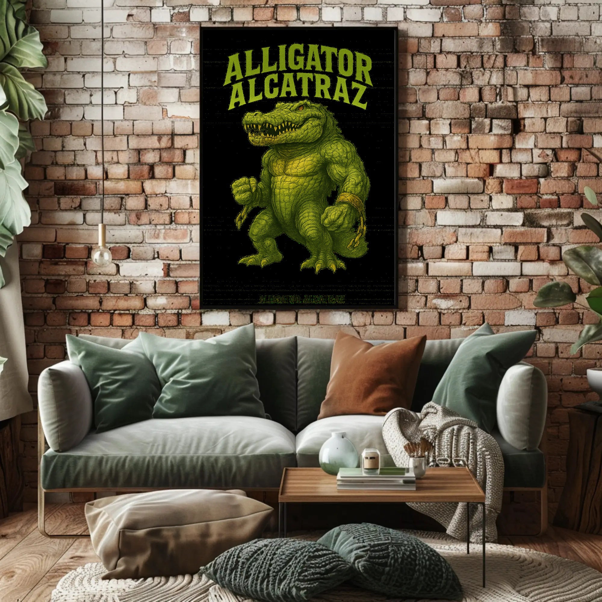 Alligator Alcatraz Poster PosterGoat