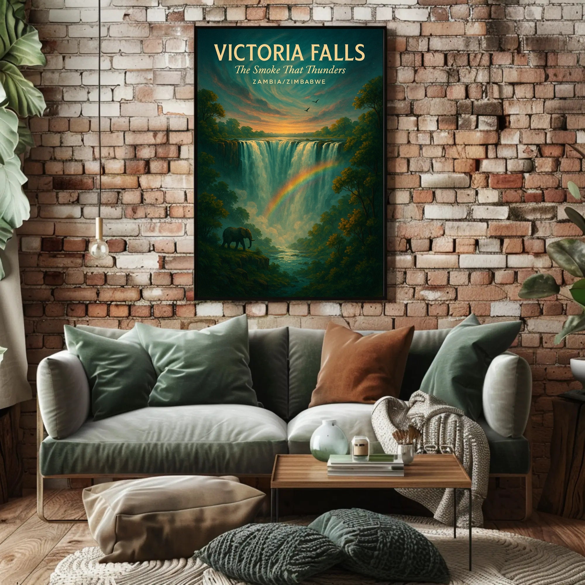 Victoria Falls The Smoke That Thunders Poster