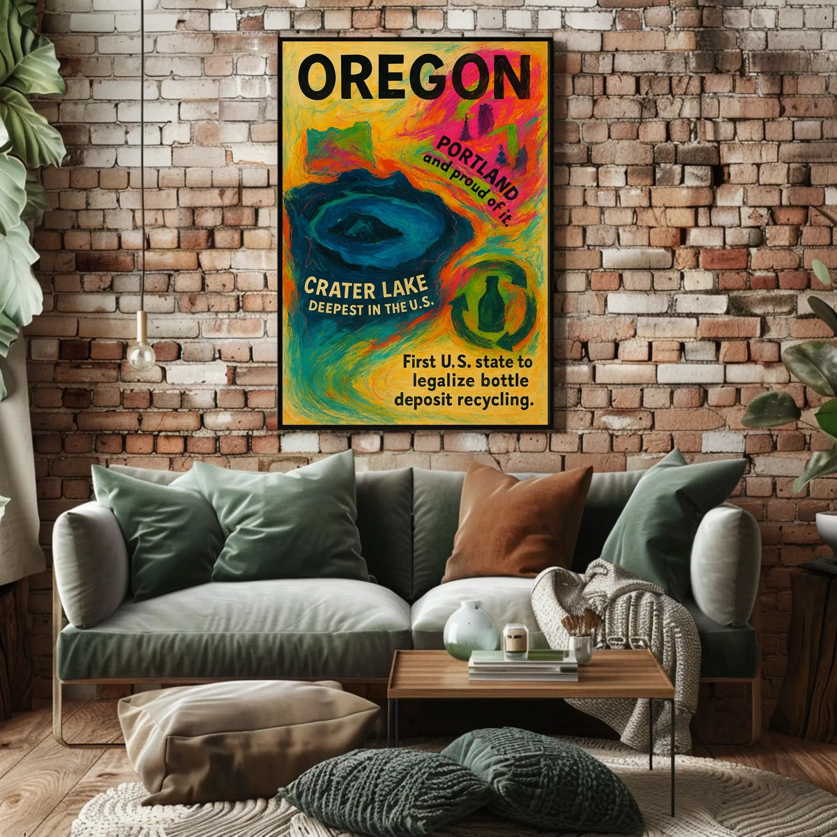 Oregon Pioneer In Environmental Poster