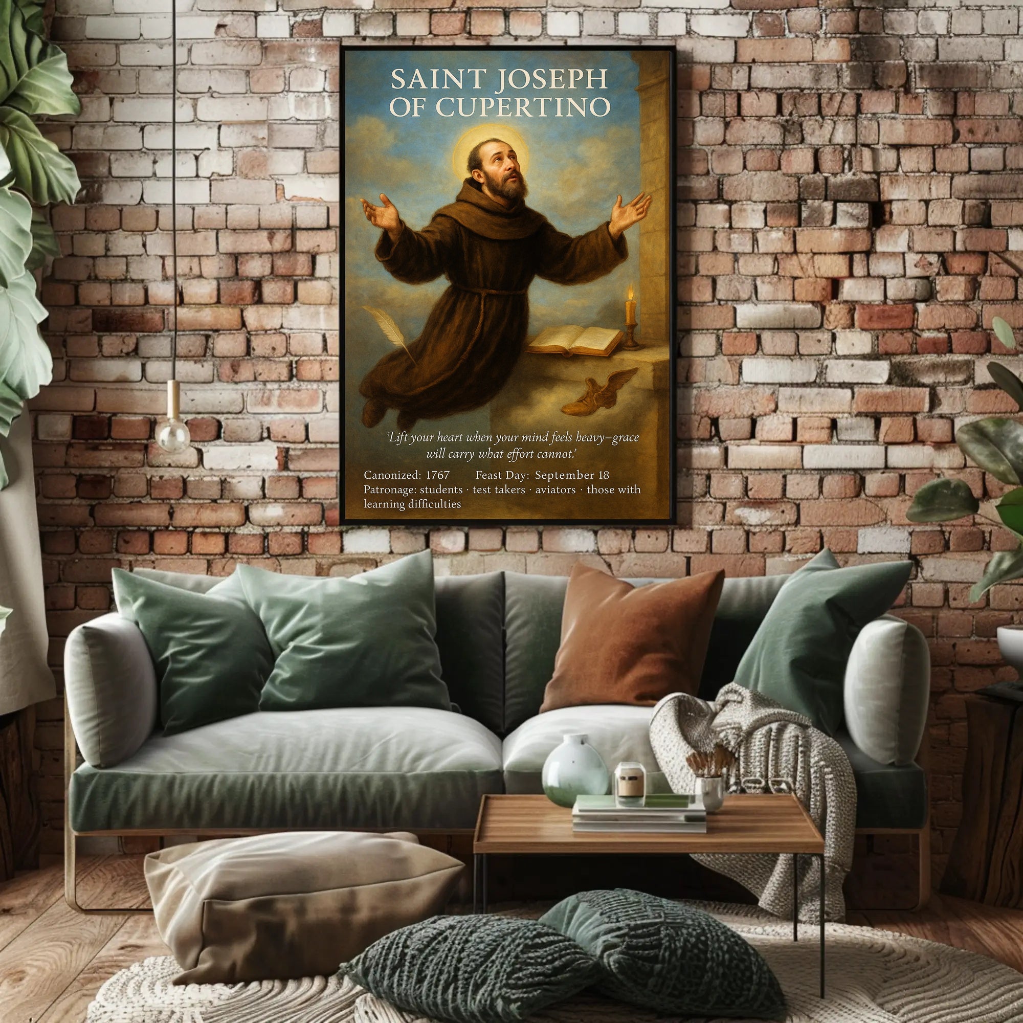 Saint Joseph of Cupertino Poster PosterGoat