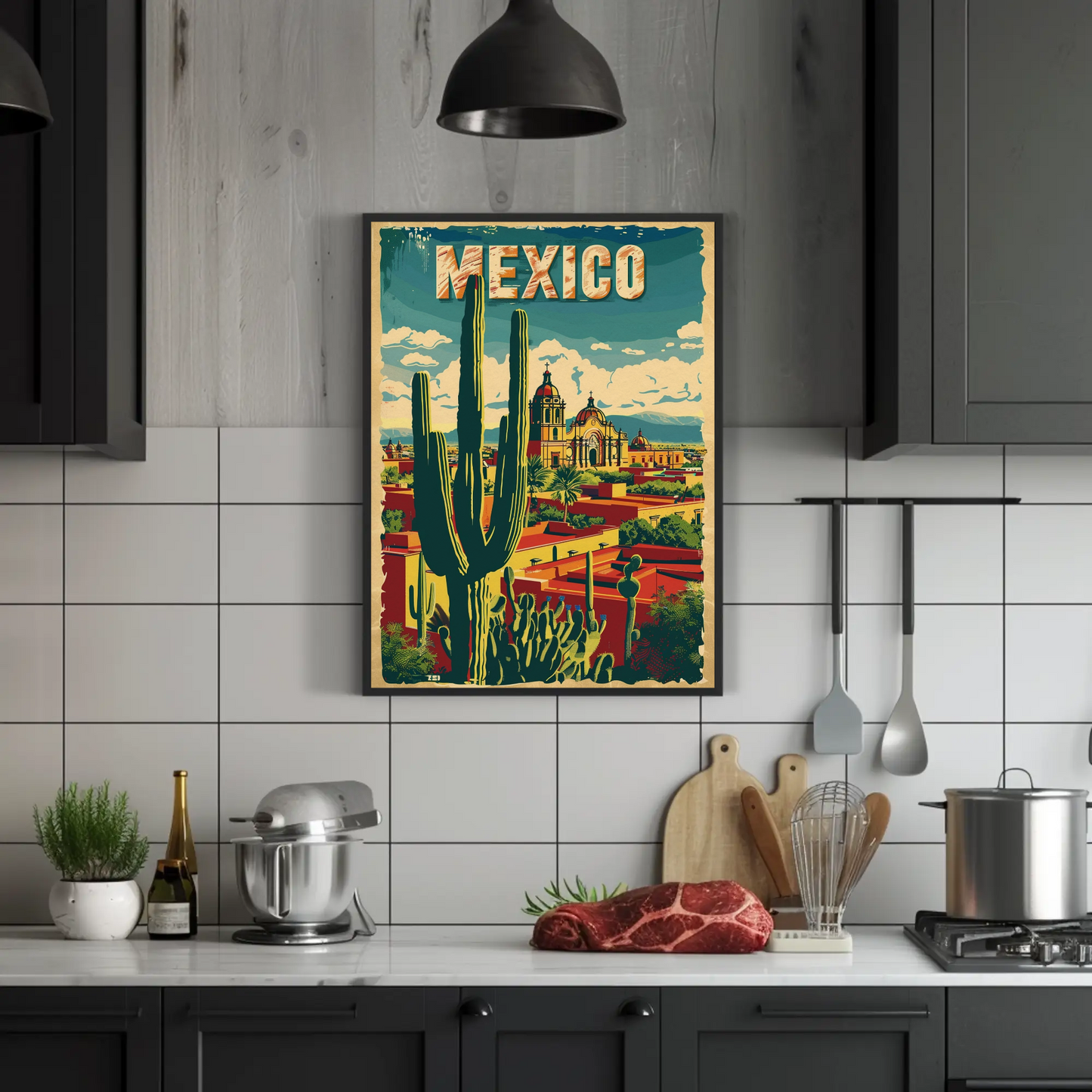 Mexico City Vintage Poster