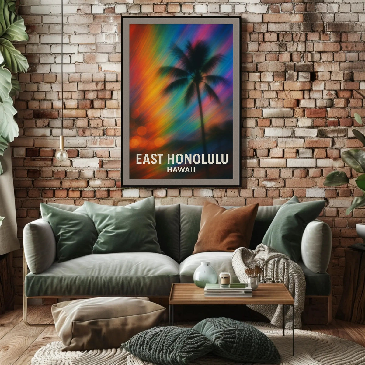 East Honolulu Vibes Wanderlust Impressionism Poster