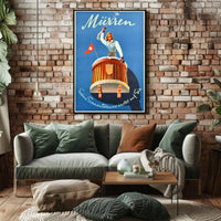 Kandahar Ski Resort Winter Travel Poster PosterGoat