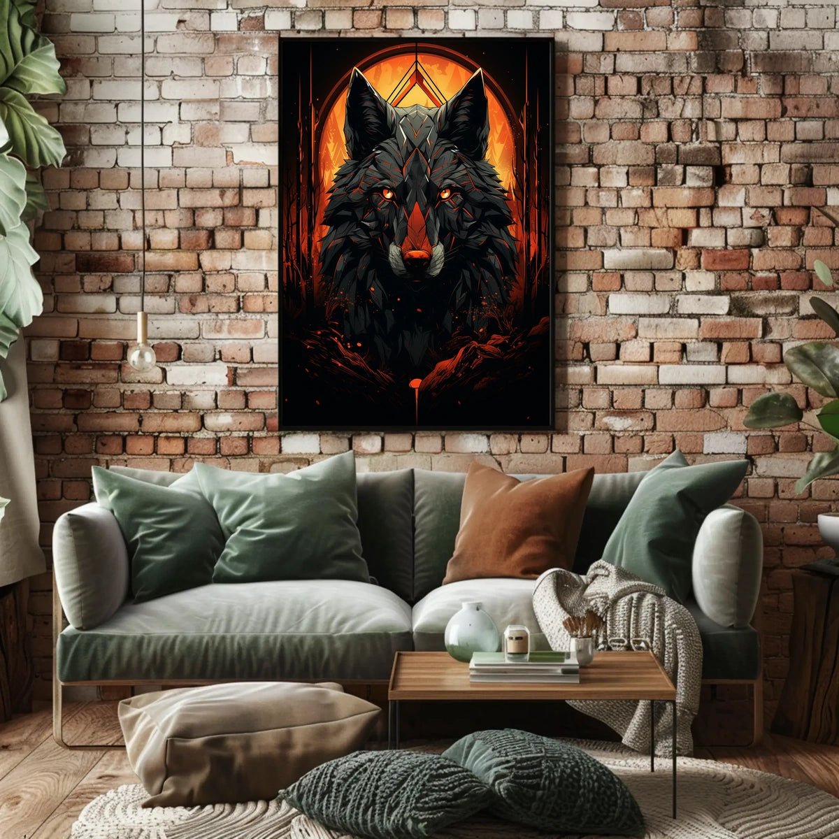 The Fiery Wolf Poster