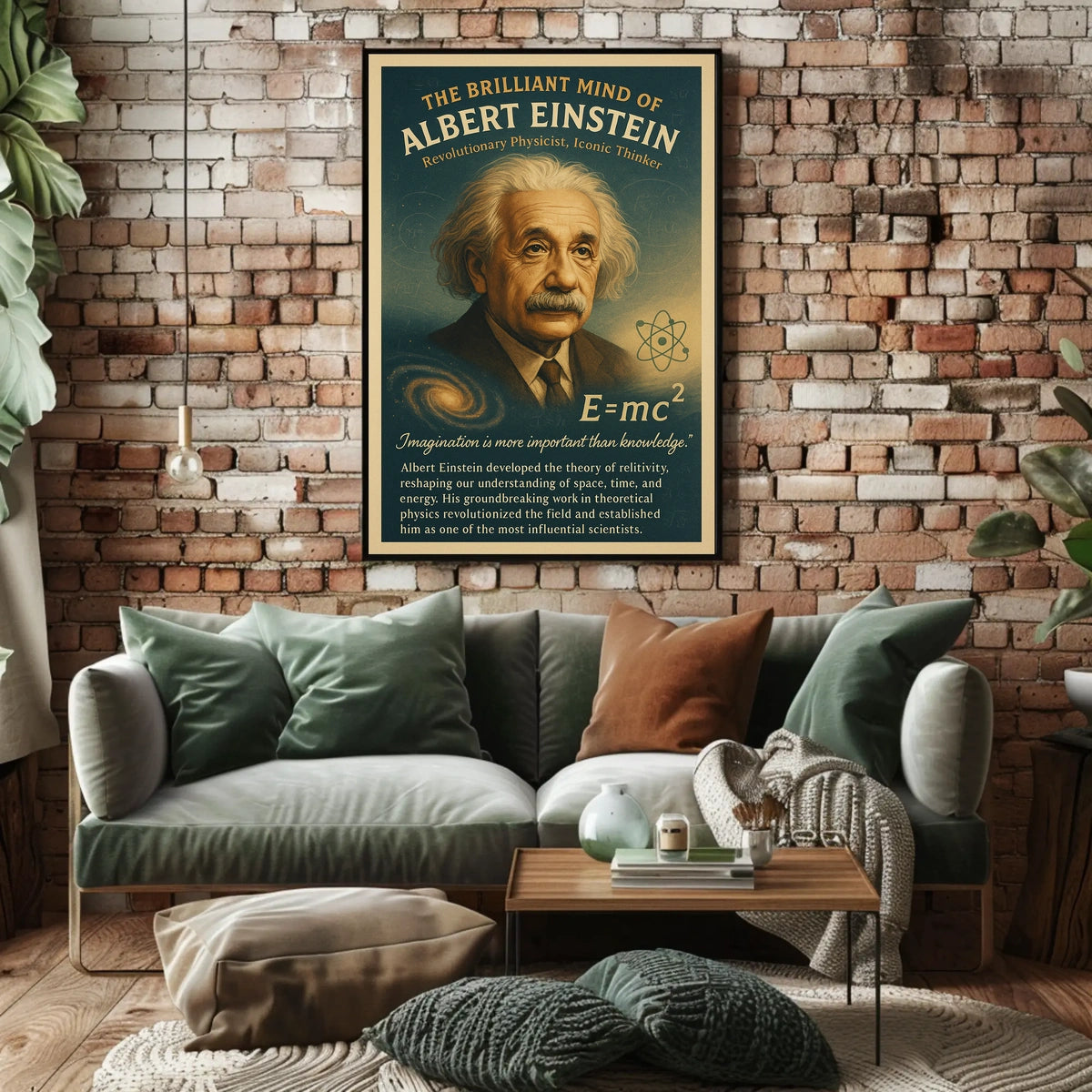 The Brilliant Mind of Albert Einstein Poster