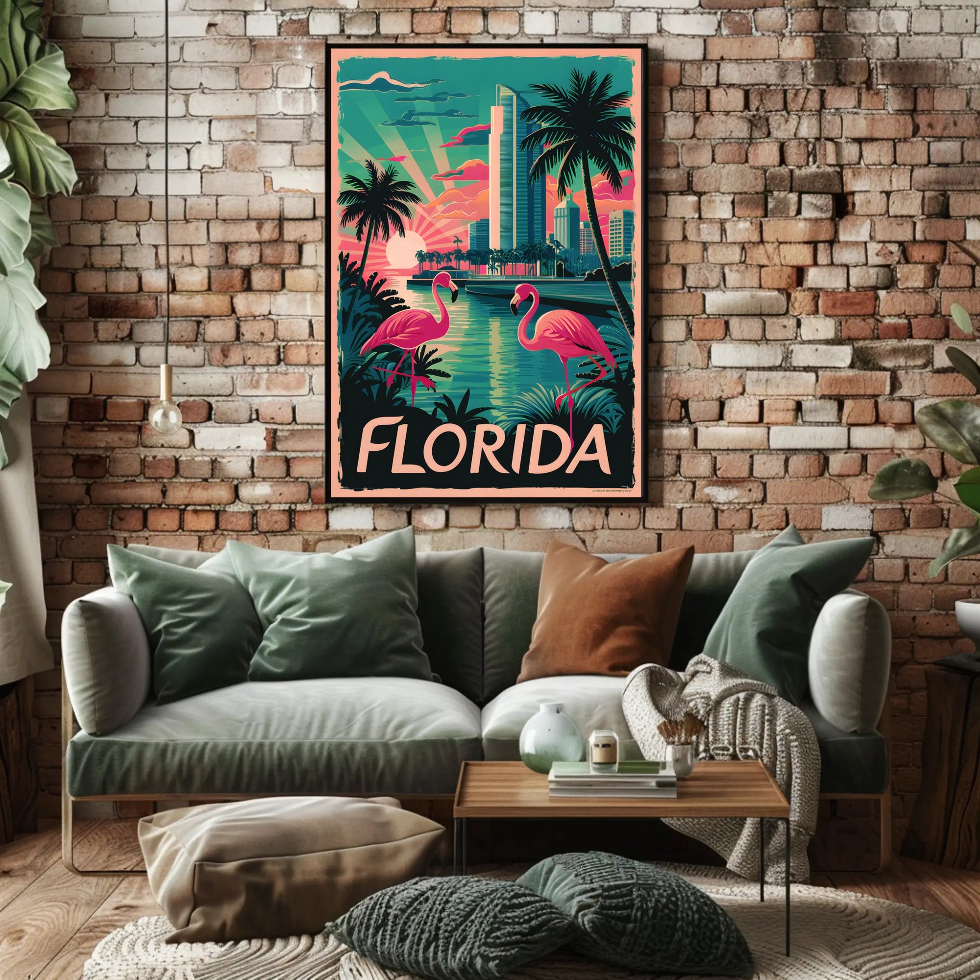 Vibrant Florida Sunset Poster