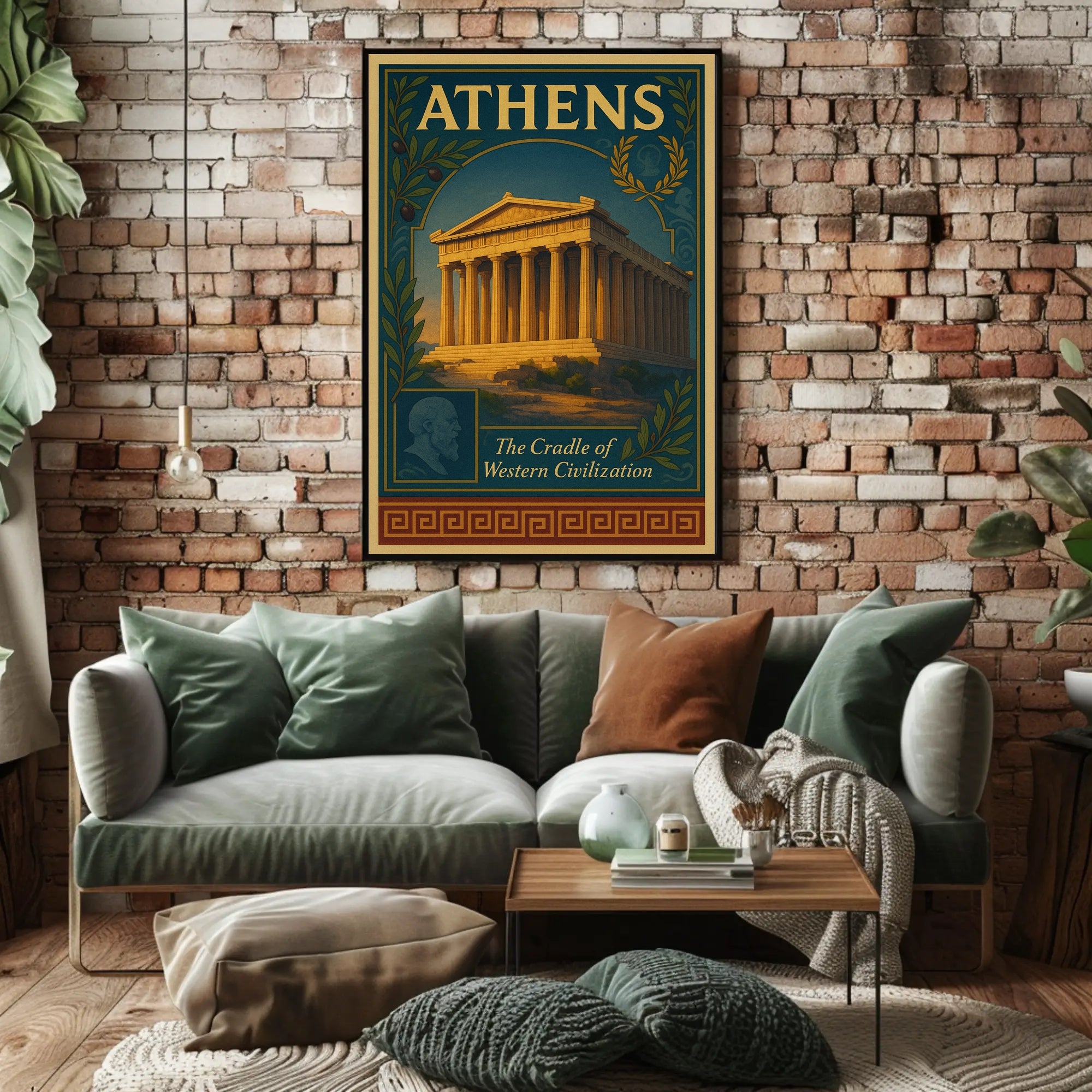 Athens The Cradle of Western Civilization Poster