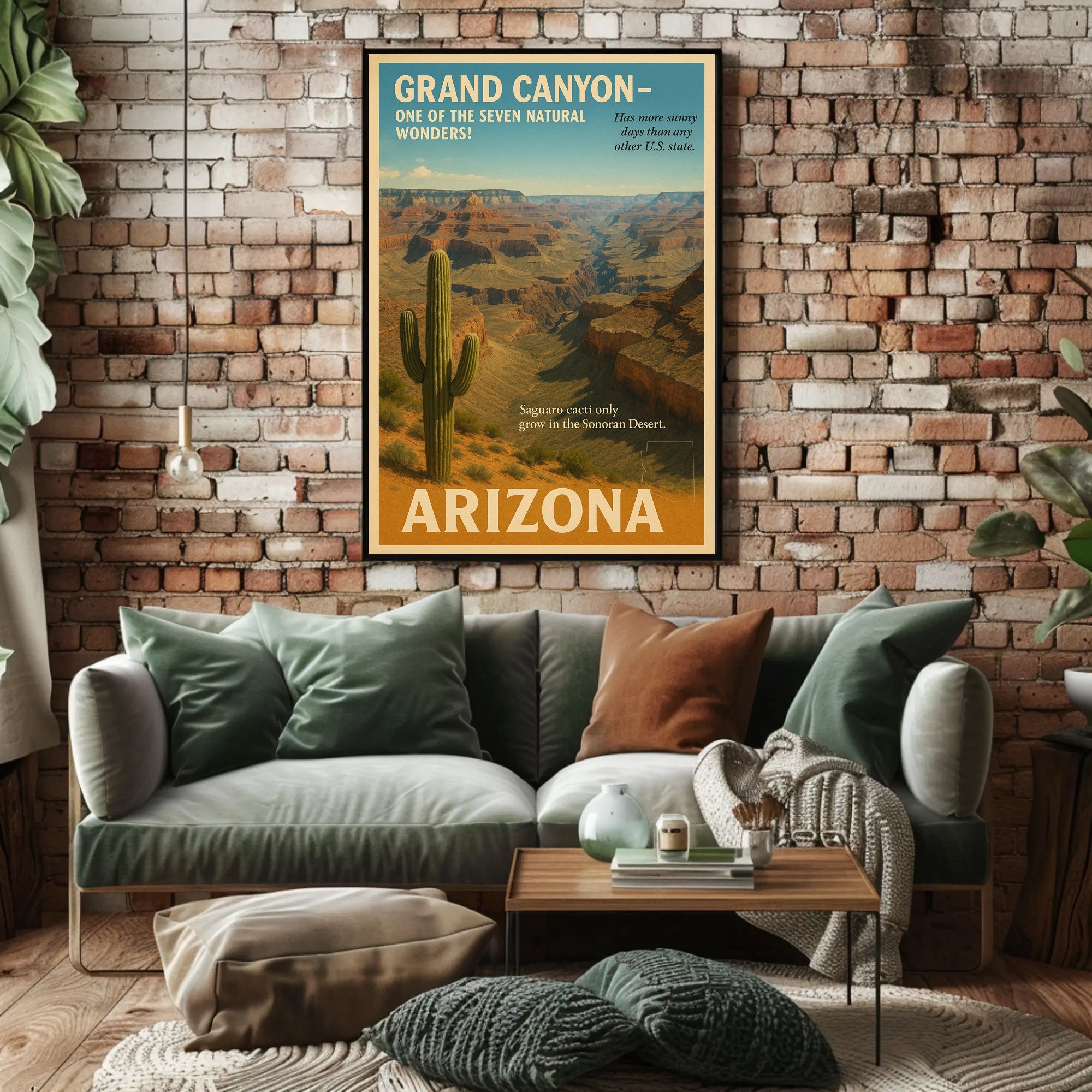 Discover Arizona - Land of the Grand Canyon Poster