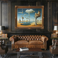 Whimsical Surreal Landscape Art Fantasy or Mythology Poster