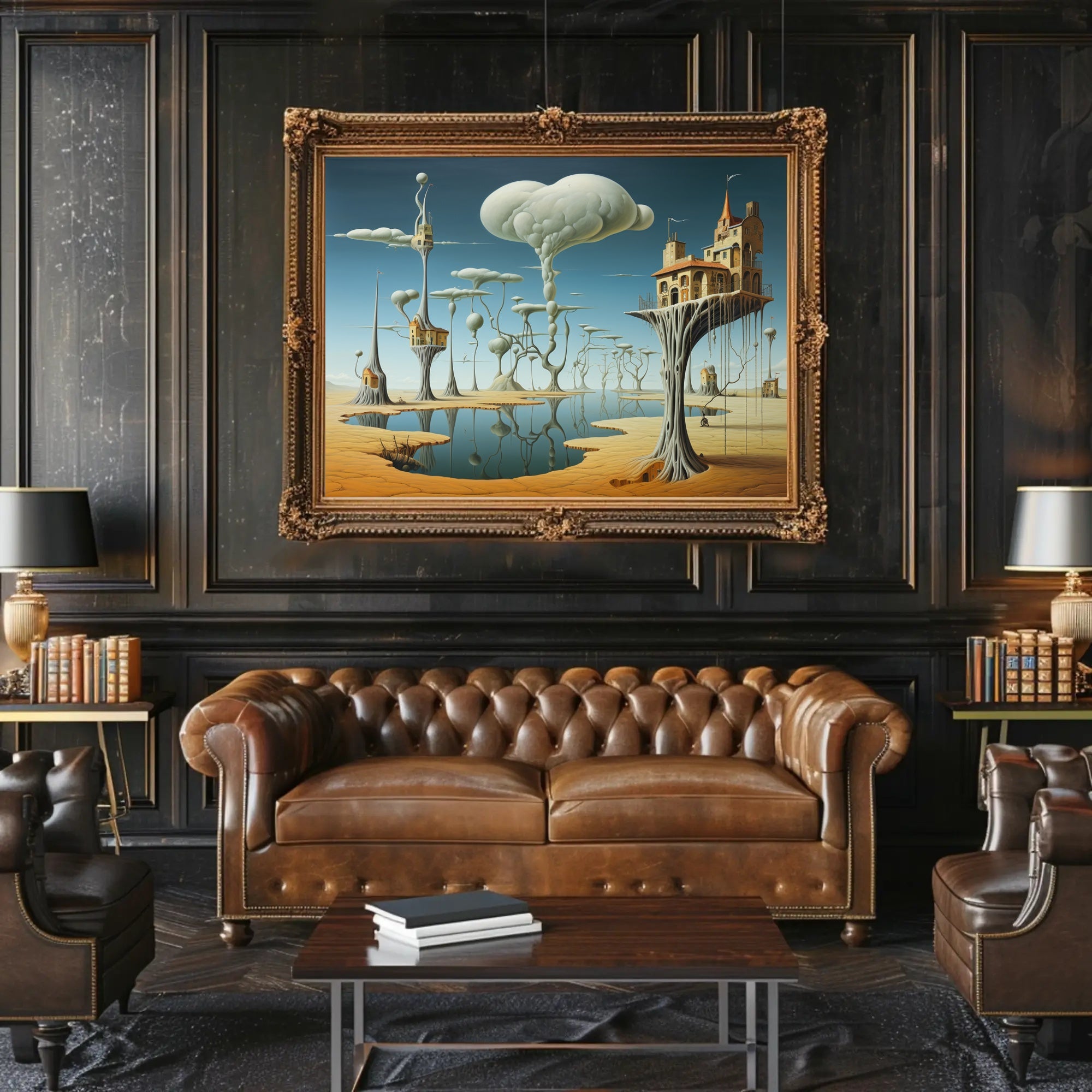 Whimsical Surreal Landscape Art Fantasy or Mythology Poster