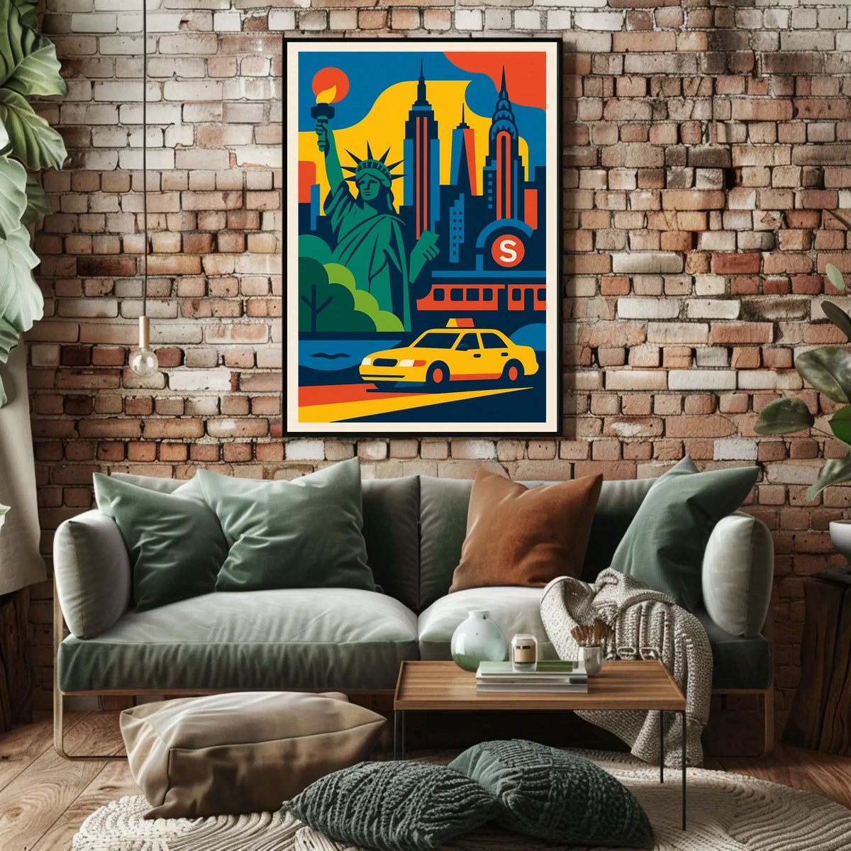 Vibrant New York City Poster