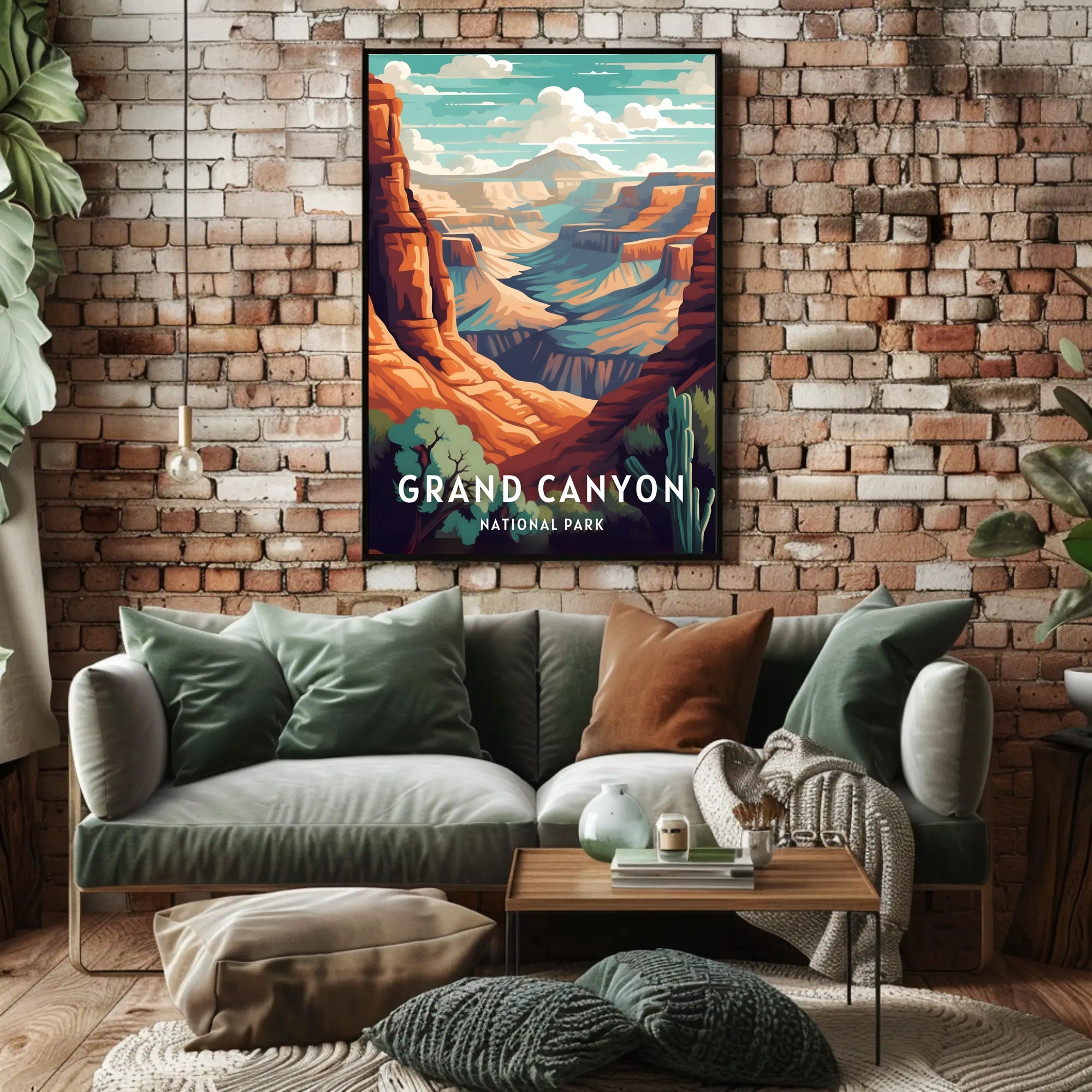 Grand Canyon Adventure Awaits National Park Poster