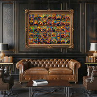 The Presidential Chronicles 45 Presidents Comic Style Poster PosterGoat