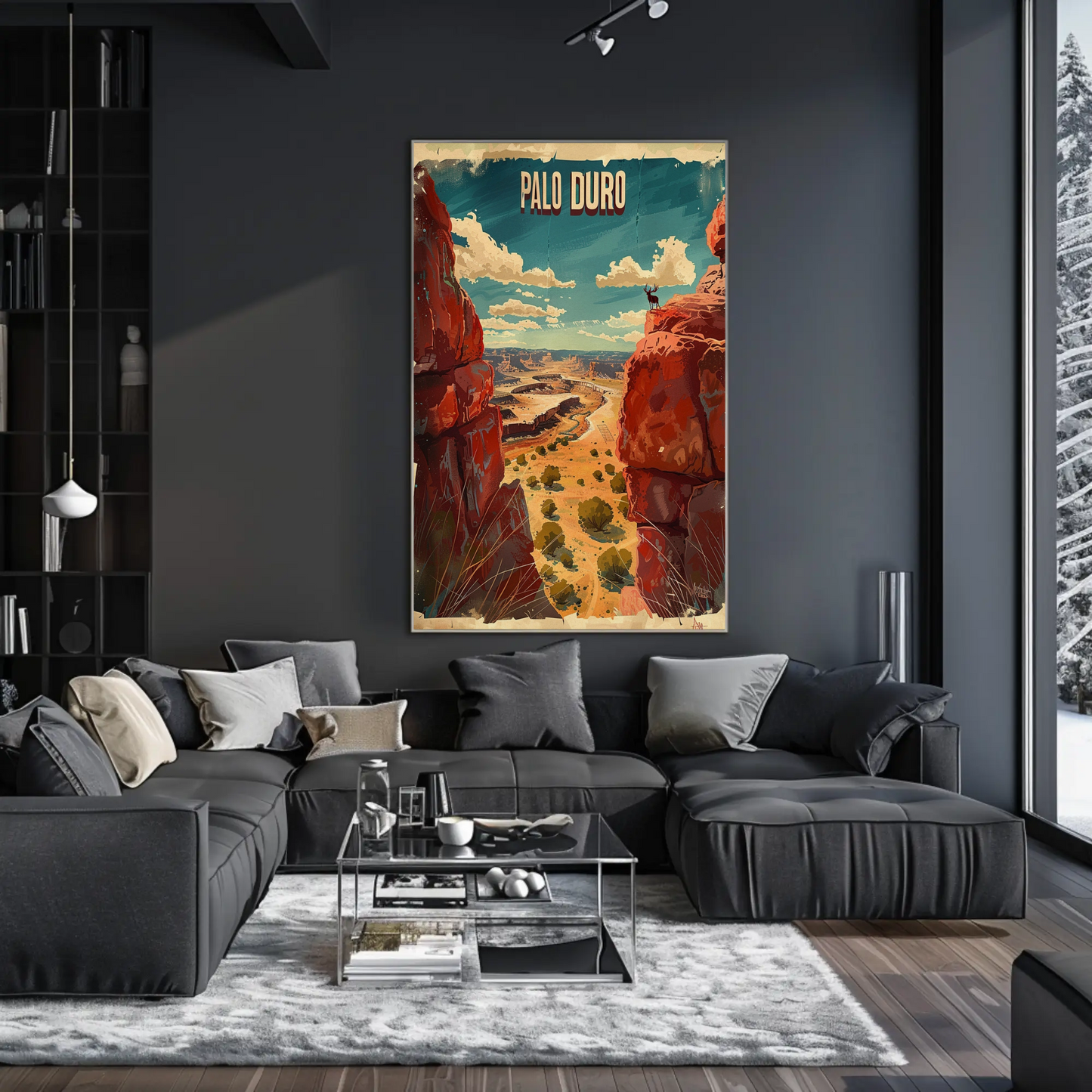 Palo Duro Canyon Texas Landscape Travel Poster