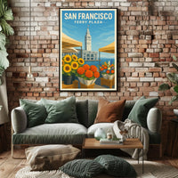 San Francisco Ferry Plaza Poster