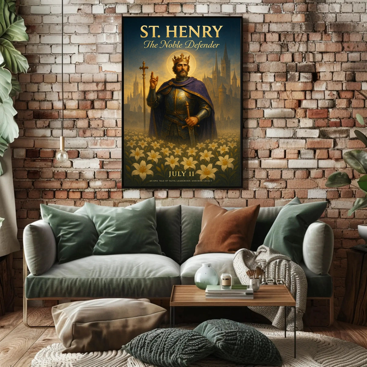 St. Henry The Noble Defender Poster